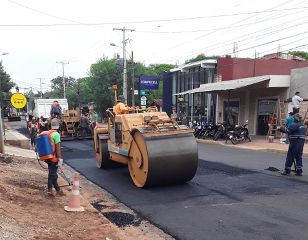 Avanzan varios frentes las obras del macrodrenaje pluvial de San Ignacio, Misiones - .::Agencia IP::.