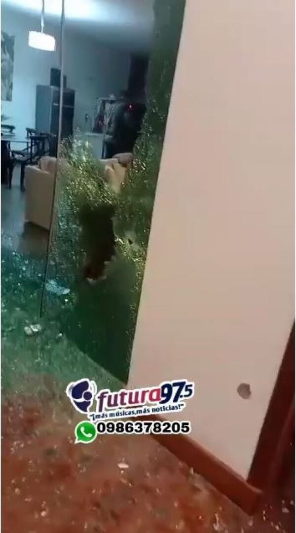 Más de 200 balazos recibió la casa de Ederson alias Ryguasu