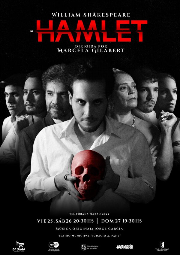 “Hamlet” de William Shakespeare se estrena este viernes en el Teatro Municipal - .::Agencia IP::.