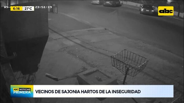 Vecinos de Sajonia, hartos de los robos - ABC Noticias - ABC Color