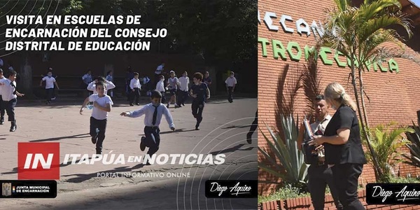 SIGUE INTENSA EVALUACIÓN DE ESCUELAS Y YA HAY SOLUCIONES EN ALGUNAS - Itapúa Noticias