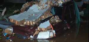 Temporal: un hombre perdió la vida tras desmoronarse una casa - San Lorenzo Hoy