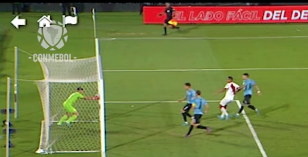 Conmebol divulga el análisis del VAR en el dudoso 'no gol' de Perú
