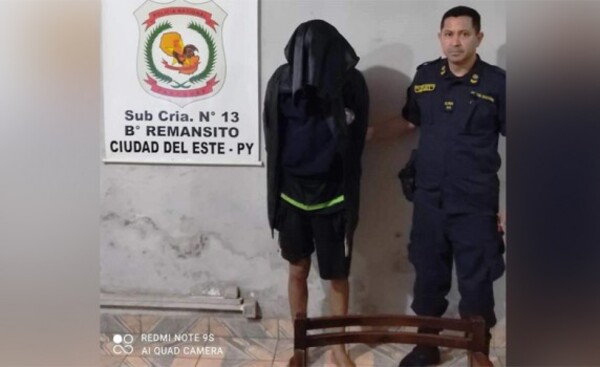 Familia captura a incorregible ladrón en el barrio Remansito