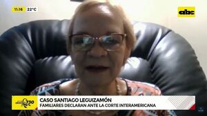 Viuda de Santiago Leguizamón ante Corte IDH: “Él no podía utilizar guardias del gobierno porque ellos mismos estaban planeando su muerte” - A La Gran 7-30 - ABC Color
