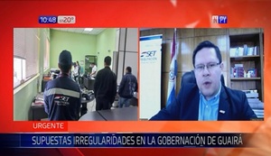 SET investiga denuncia de facturas falsas en la Gobernación de Guairá