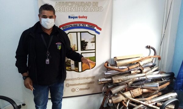Prosigue incautación de molestosos roncadores en Franco