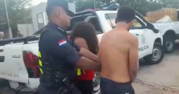 La Nación / Detienen a pareja de delincuentes que saqueaba viviendas de vecinos en Lambaré
