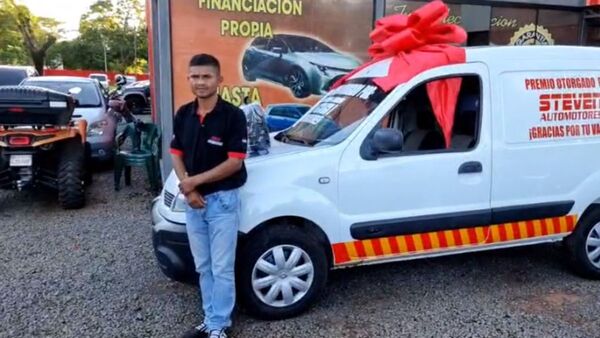 Regalaron a Froilán un vehículo por su buen corazón