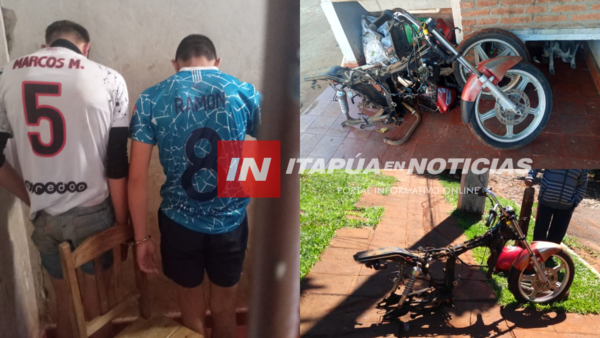 ENCONTRARON MOTOCICLETA HURTADA POR PEDAZOS - Itapúa Noticias