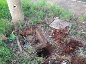 Joven fue sorprendido intentando hurtar cables