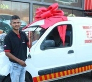 Froilán Benegas recibe como regalo una camioneta por su valentía - Paraguay.com