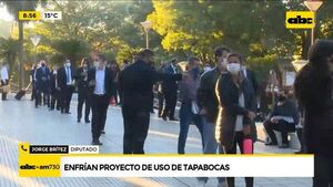 Enfrían proyecto de uso de tapabocas - ABC Noticias - ABC Color