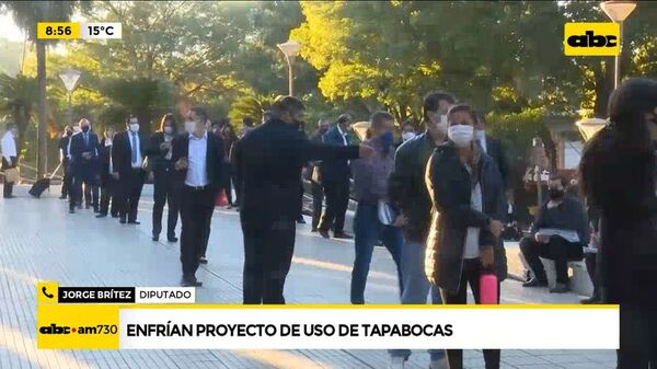 Enfrían proyecto de uso de tapabocas - ABC Noticias - ABC Color