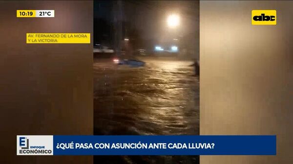 Asunción inundada por falta de Desagües - ABC Noticias - ABC Color