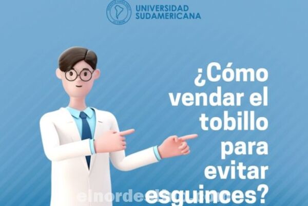 Universidad Sudamericana explica cómo evitar lesiones cuando te doblas, tuerces o giras el tobillo de manera extraña