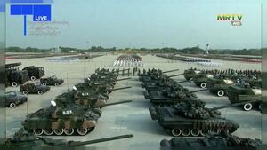 La junta militar birmana promete aniquilar a sus oponentes durante el Día de las Fuerzas Armadas
