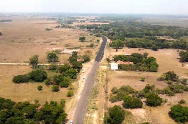 Asfaltado llega por primera vez a la zona urbana de San Juan Baustita del Ñeembucú