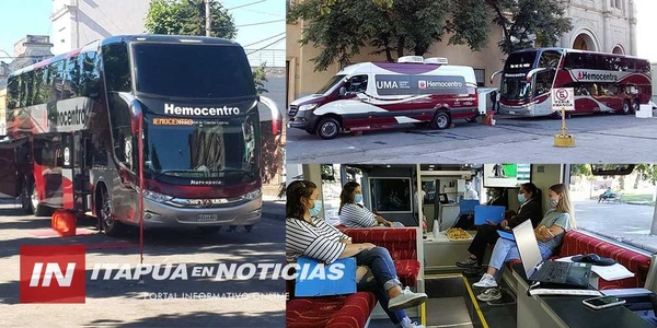 BUSCAN QUE AUMENTEN LAS DONACIONES DE SANGRE CREANDO UN “HEMOBUS” - Itapúa Noticias