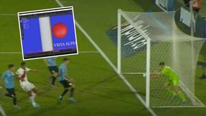 Video 3D 'confirma' que sí fue gol de Perú en Montevideo