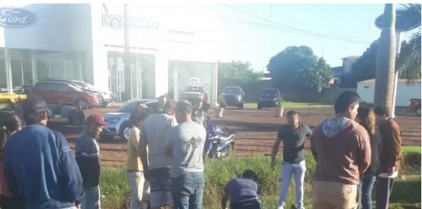 Hieren en el rostro a un hombre en Santa Rita