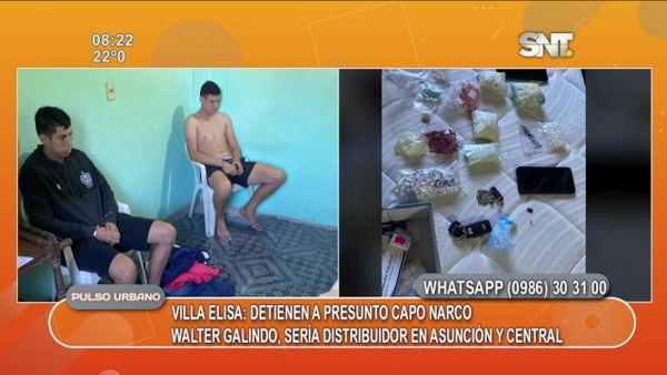 Detienen a presunto capo narco - SNT