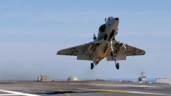 La Armada de Brasil completará en breve la modernización de su escuadrón de aviones Skyhawk