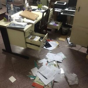 Delincuentes pelaron iglesia Las Mercedes