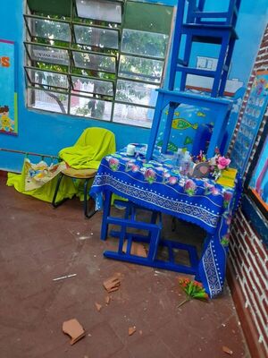 Roban escuela Delfín Chamorro por tercera vez - Nacionales - ABC Color