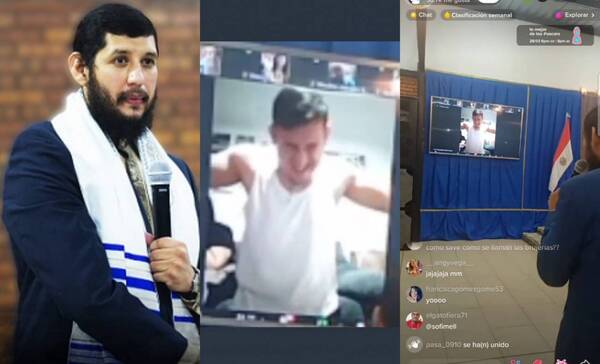 Crónica / [Video] Pastor "gritón" ojapomi exorcismo ¡vía Zoom! 