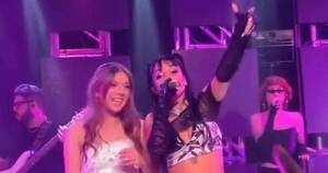 La Nación / La cantante María Becerra actuó en una fiesta de 15 en Ciudad del Este
