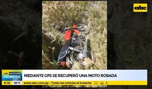 Hombre recupera moto gracias a GPS