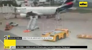 Investigan accidente con un transportador de maletas en el aeropuerto Silvio Pettirossi - Nacionales - ABC Color