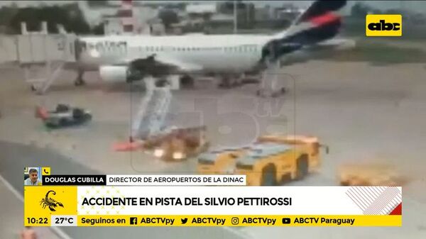 Accidente en pista del Silvio Pettirossi - ABC Noticias - ABC Color