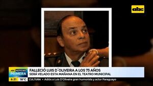 Adiós a Luis D’Oliveira, uno de los referentes del humor paraguayo - ABC Noticias - ABC Color