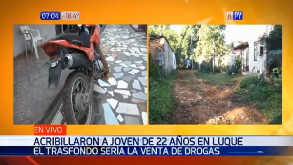 Joven es acribillado por sicarios en Luque