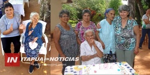 FESTEJÓ SUS 109 AÑOS DE VIDA AL SON DE LA POLCA FELICIDADES - Itapúa Noticias