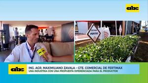 Fertimax ofreció productos diferenciados en Innovar - ABC Rural - ABC Color