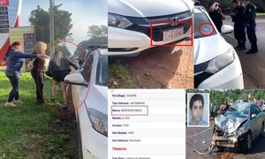 Policías ocultan datos reales del accidente fatal que involucró a hija de asistente fiscal, y mató a yuyero – Diario TNPRESS