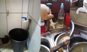 Patio de comidas de CDE sin agua y, ESSAP no da respuesta