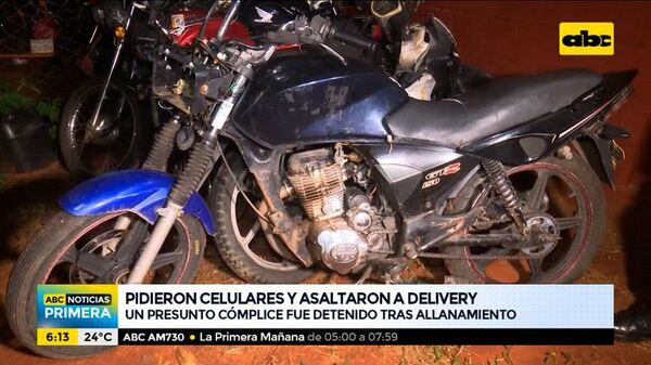 Pidieron celulares y asaltaron a delivery - ABC Noticias - ABC Color