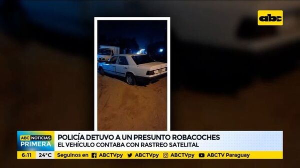 Tras persecución detienen a un robacoches - ABC Noticias - ABC Color
