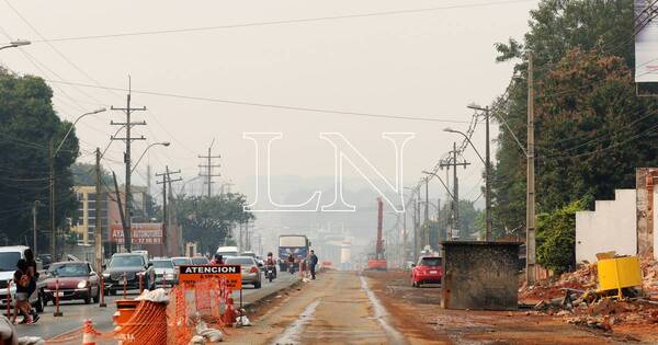 La Nación / Caótico tránsito continuará por retraso en obras sobre Acceso Sur