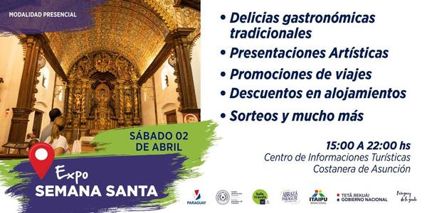 Senatur invita este sábado a la “Expo Semana Santa” en el Turista Roga Costanera - .::Agencia IP::.
