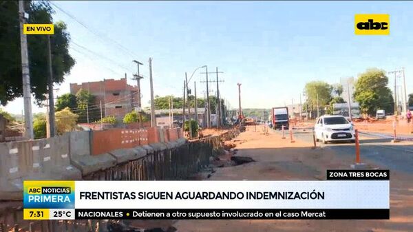 Frentistas de la zona de obras de tres bocas - ABC Noticias - ABC Color