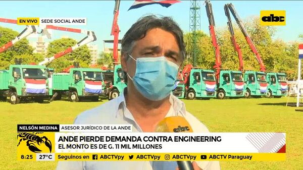 ANDE pierde demanda y debe pagar G. 11.400 millones a Engineering - ABC Noticias - ABC Color