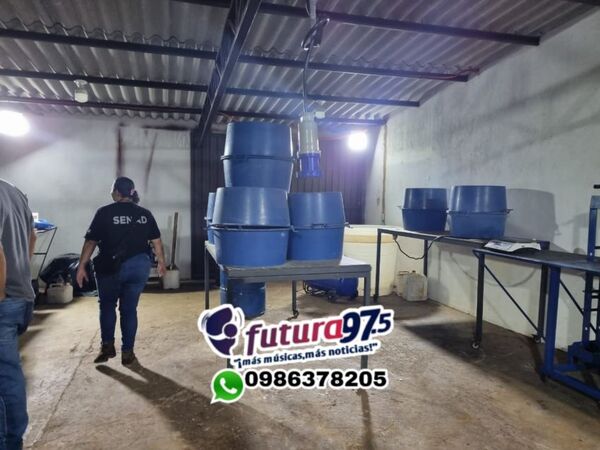 Desbaratan un moderno laboratorio de cocaína en Amambay