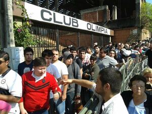 Habilitada la venta de entradas para el primer superclásico, exclusivamente para socios - Olimpia - ABC Color