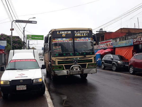 Colectivos internos de San Lorenzo irán a paro para exigir suba del pasaje