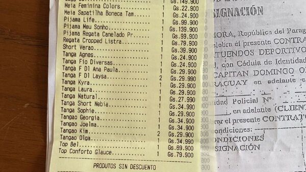 Enfermera compró tangas a bulto con cédula ajena